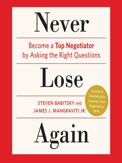 Title details for Never Lose Again by Steven Babitsky - Available